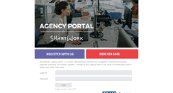 Desktop Screenshot of agencyportal.smartwork.com